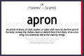 How to pronounce apron